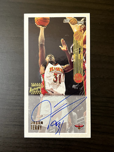 Autografo jason terry 2001 - jason,